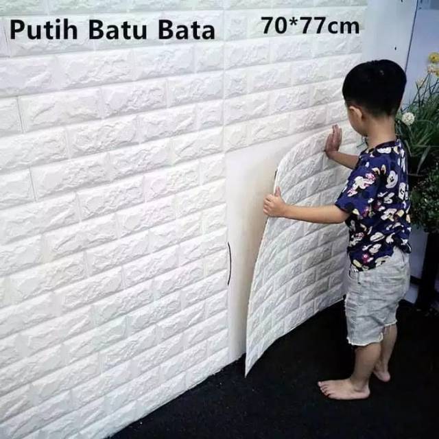 3d Brick Wallpaper Sticker Shopee Malaysia