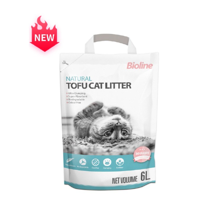 Bioline Tofu Cat Litter Original 6 liter Shopee Malaysia