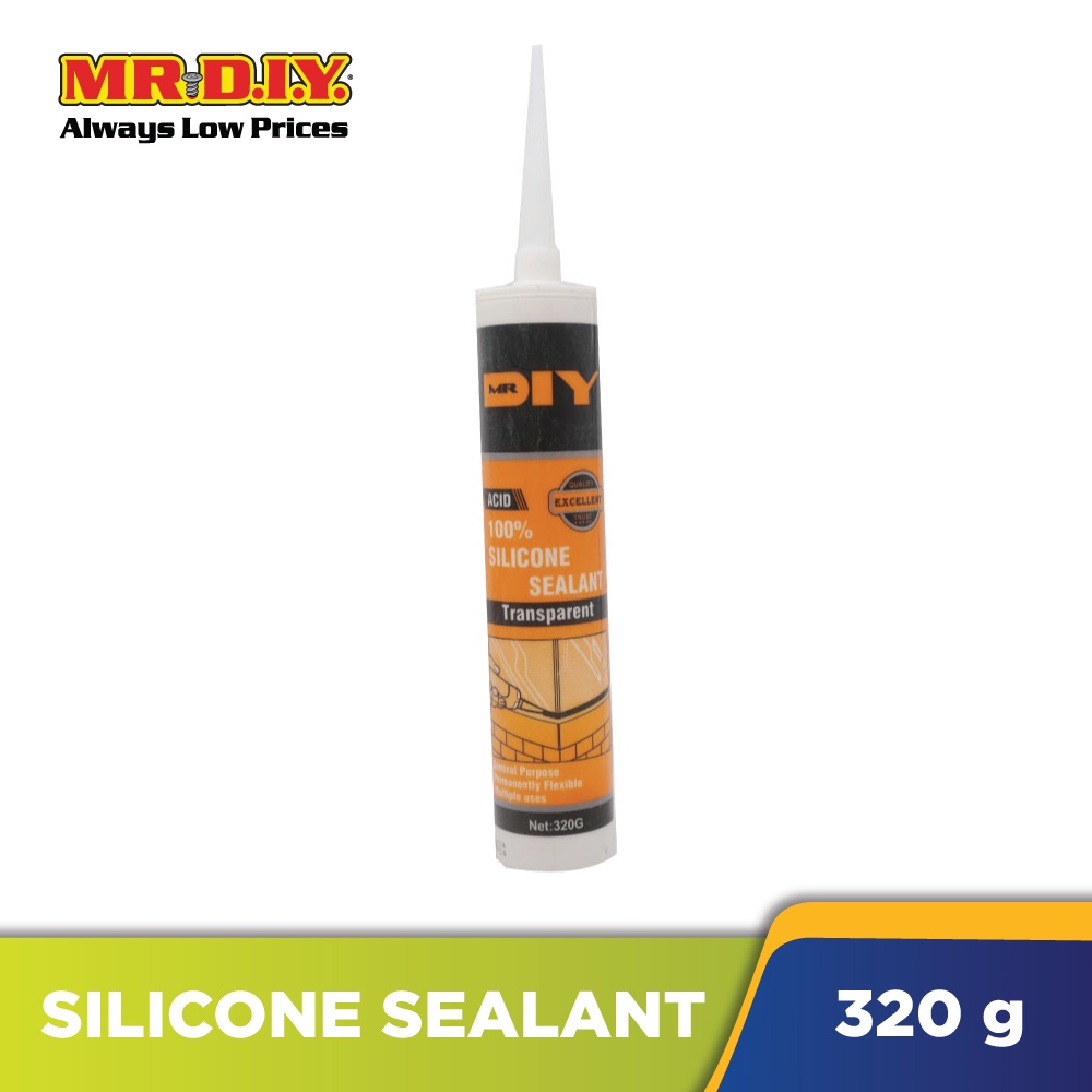 (MR.DIY) Silicone Sealant Clear Transparent (320g) Shopee Malaysia