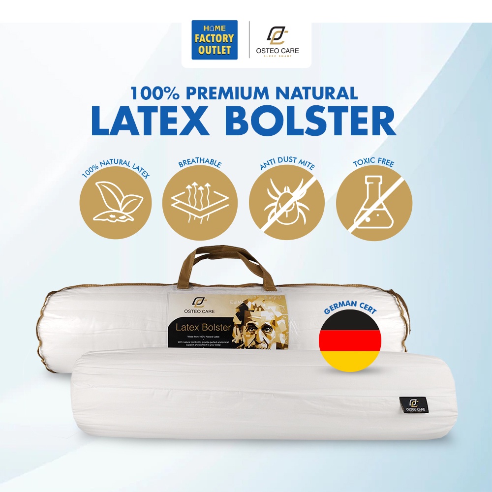 OSTEO CARE 100 Premium Natural Latex Bolster Shopee Malaysia