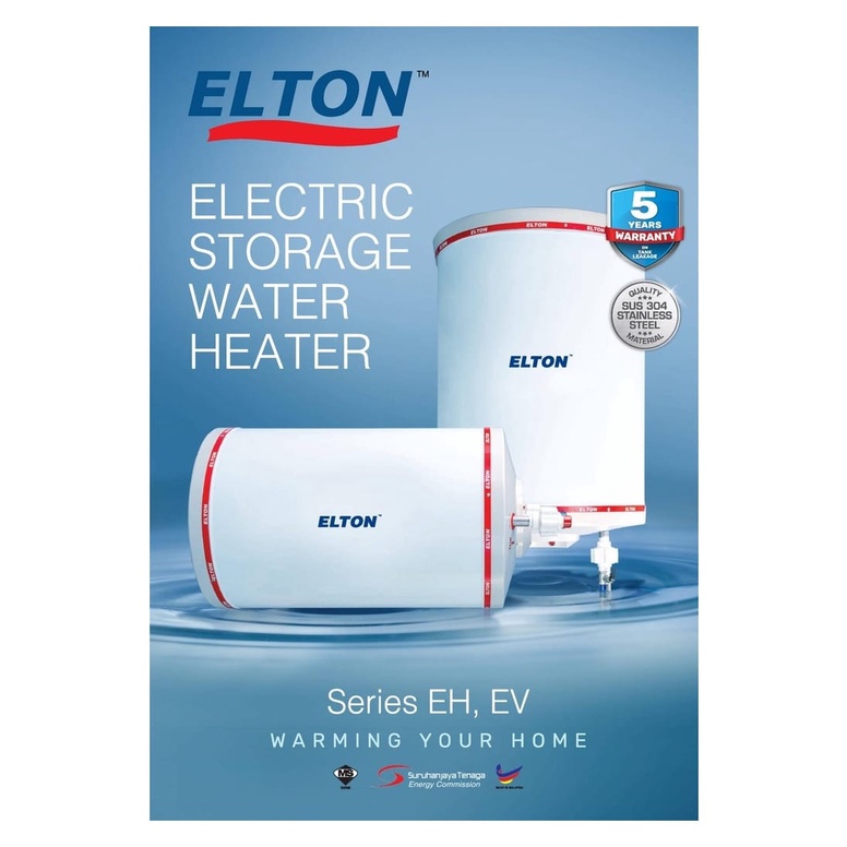 ELTON STORAGE WATER HEATER HORIZONTAL OR VERTICAL ELECTRIC STORAGE