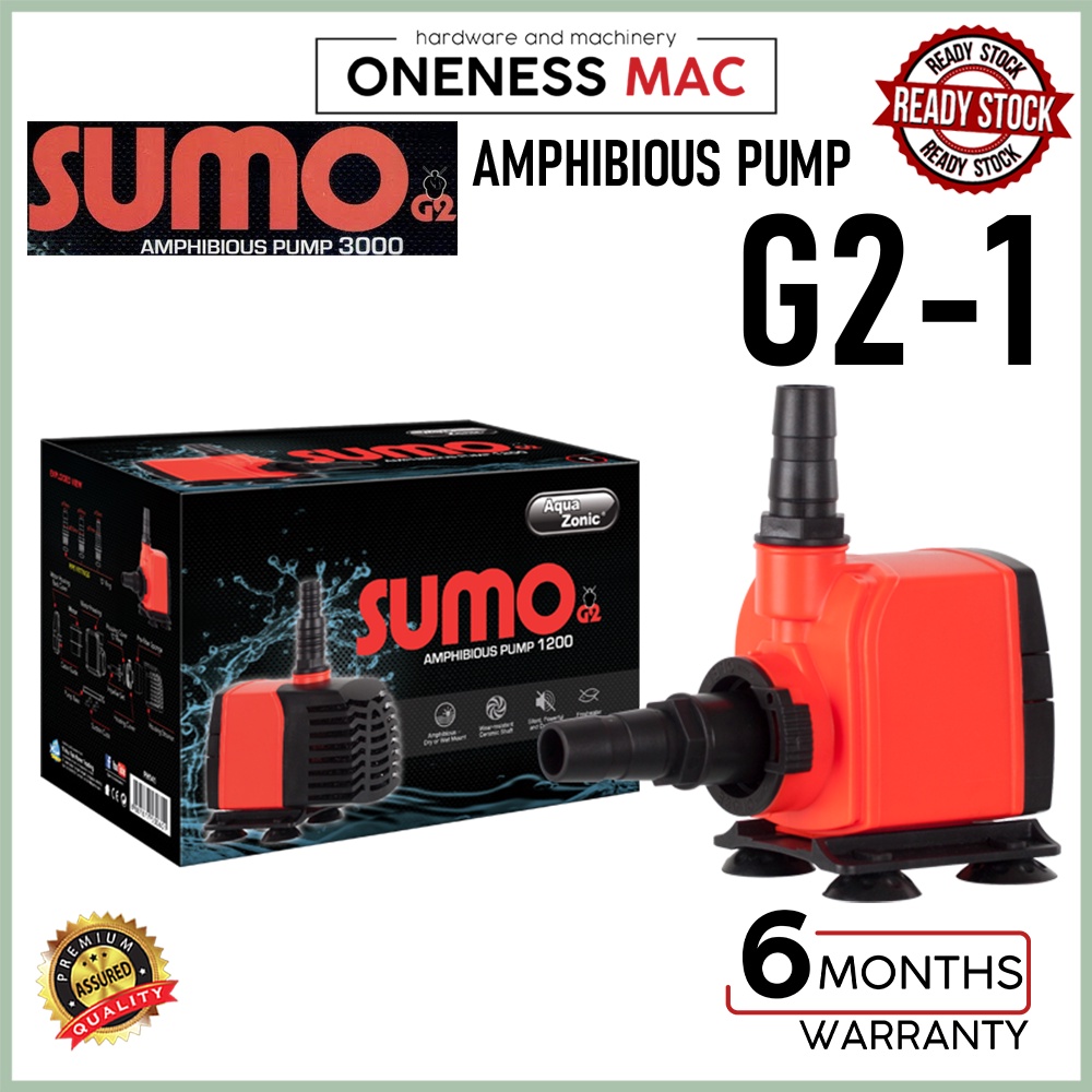 AQUA ZONIC SUMO1 AMPHIBIA PUMP 12W G2 1200 LITER Shopee Malaysia