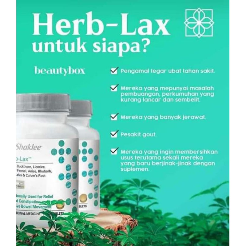 HERBLAX SHAKLEE (120 tablets) Shopee Malaysia