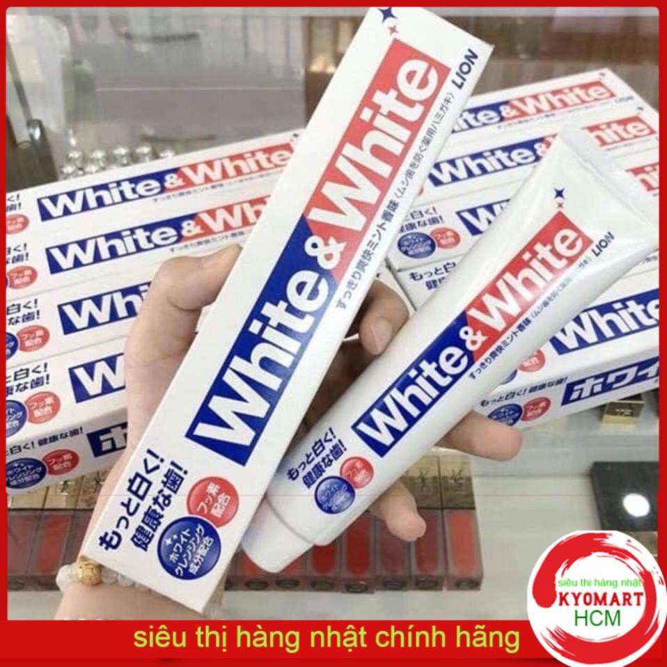 White & White Japanese Toothpaste Lion 150g (MESTIC JAPANESE PRODUCTS