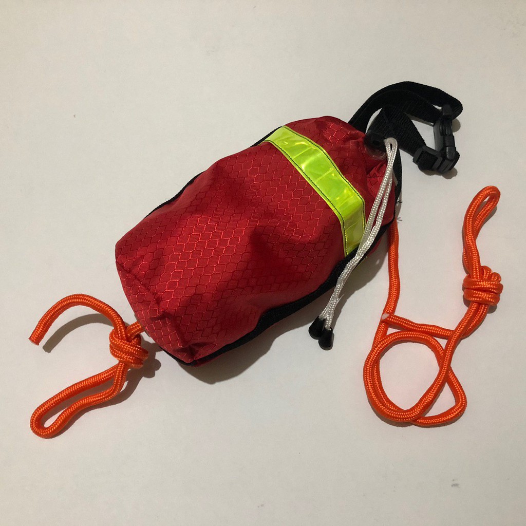 Throw bag water rescue rope bag floating water rescue reflective rope