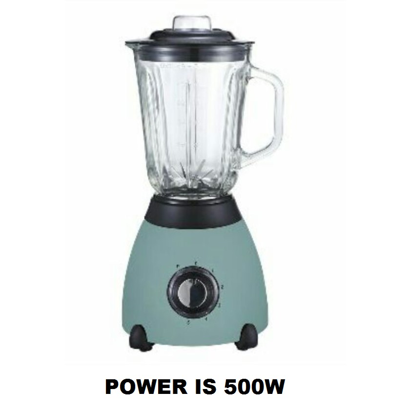 Isonic 500W Blender IBLi1500 With Glass Blender Jug And Dry Mill