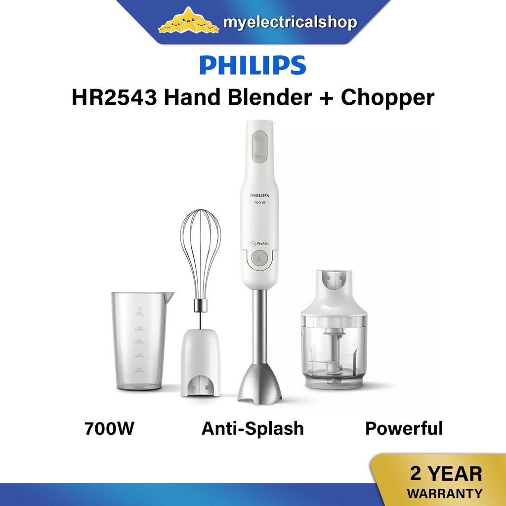 Philips HR2543 Daily Collection ProMix Hand Blender + Chopper 700W