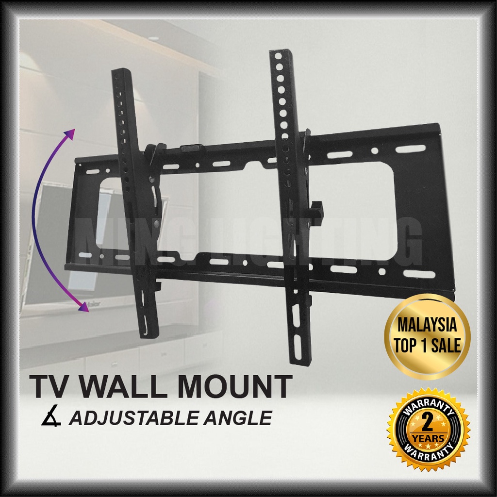 Universal TV Bracket Set LED LCD Plasma Wall Mounted Adjustable Fix