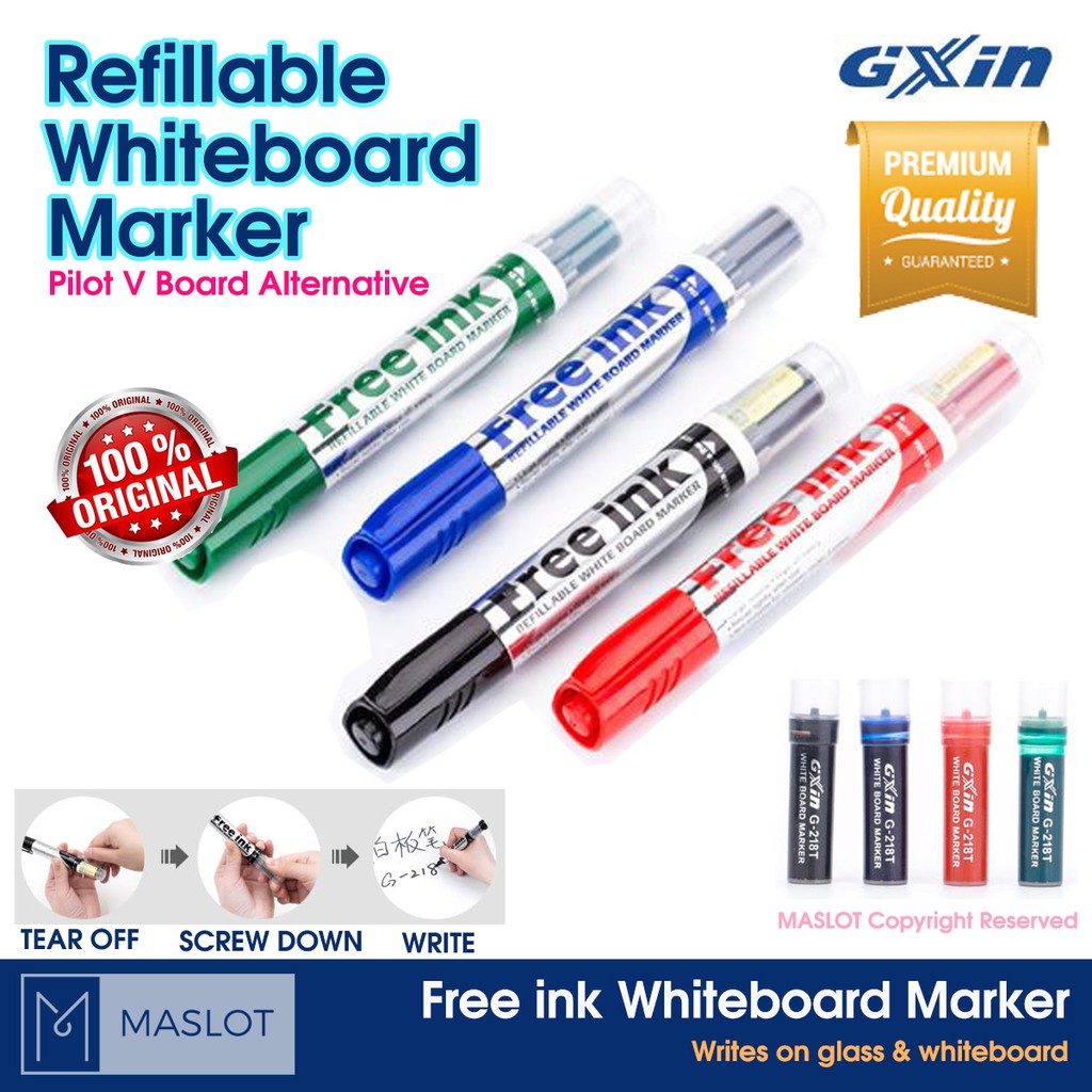 FreeInk Whiteboard Refillable Marker / Ink G218 (Pilot V Board Master