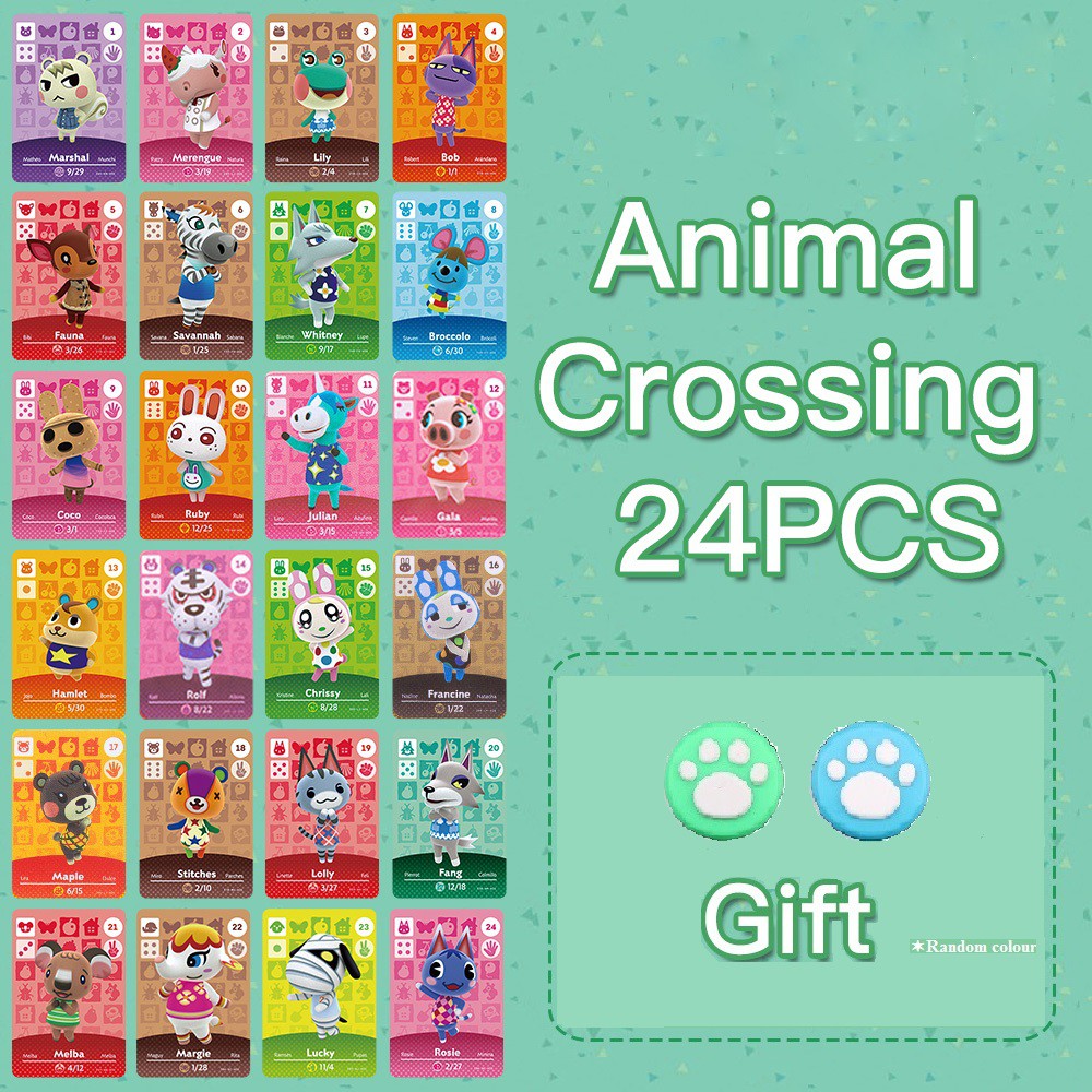 18 / 24 Pcs Animal Crossing Amiibo NFC Tag Cards For Nintendo Switch / Switch Lite Shopee Malaysia