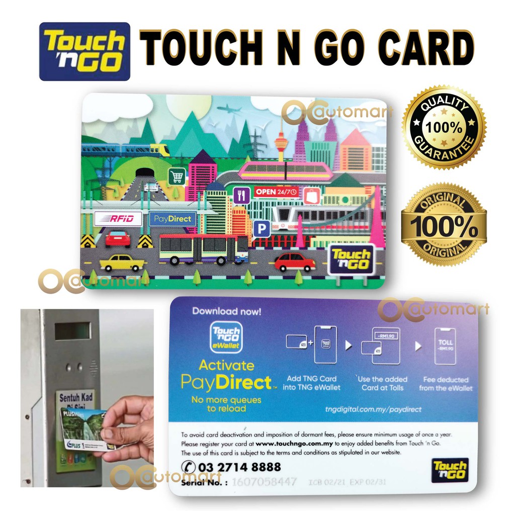 Touch 'n Go Kad card touch and & go tng touchngo card