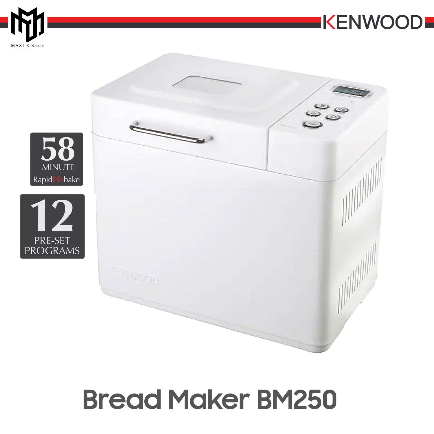 Kenwood Bread Maker BM250 White Metal Body Shopee Malaysia