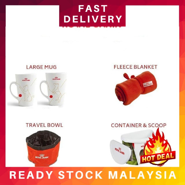 Royal Canin Pet Food Container/umbrella/mug/cat tunnel Cesar recycle bag Shopee Malaysia