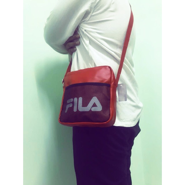 Fila Sling Bag Leather Shopee Malaysia