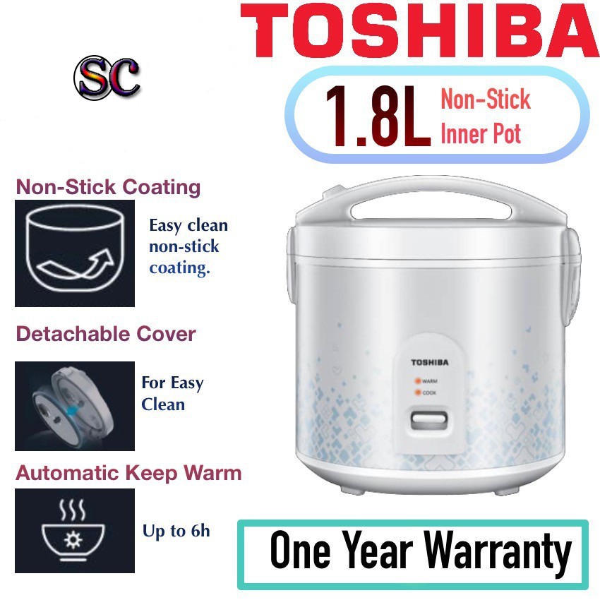 TOSHIBA 1.8L JAR RICE COOKER RC18JH1NMY Shopee Malaysia