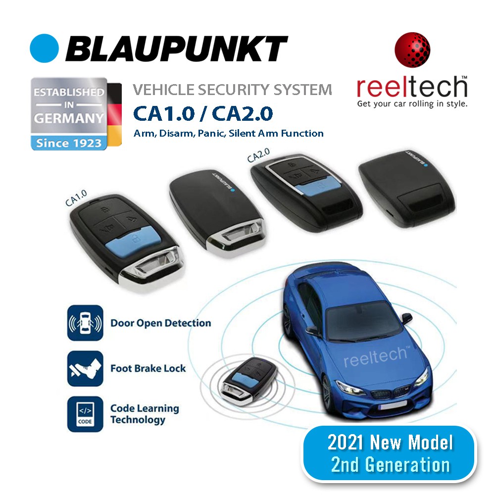 Blaupunkt 2nd Generation Car Alarm System with Brake Lock - Vehicle