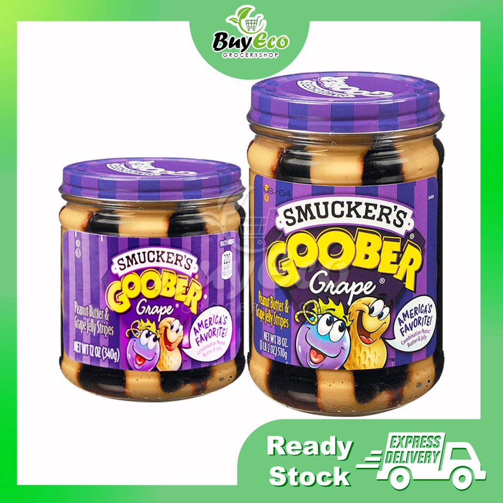 Smucker's Peanut Butter and Grapes Jelly Jar 340g / 510g Shopee Malaysia