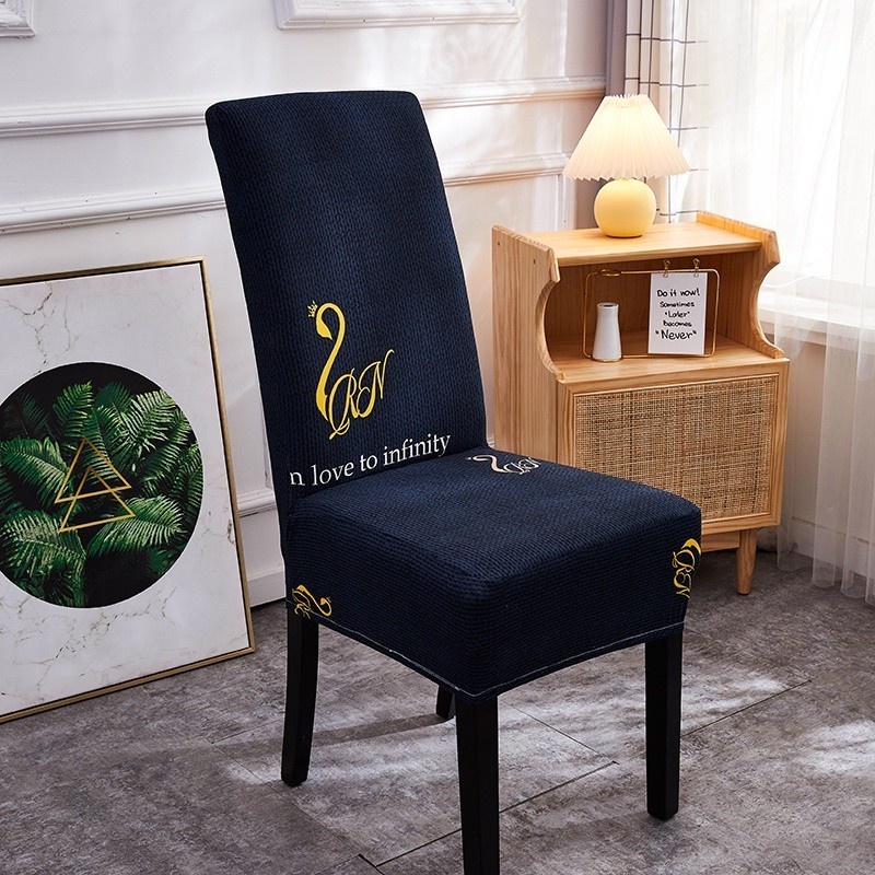 Fancy Design Chair Cover Elastic Dining Chair Cover Long Lasting Printing Cover Cutie Cat PGMall