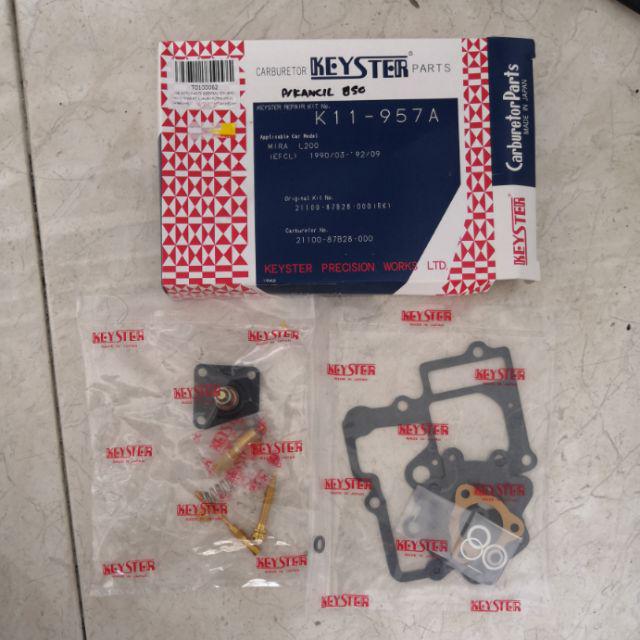 Perodua Kancil 660 / 850 Carburetor Repair Kit Keyster Japan Made Mira L200 Shopee Malaysia