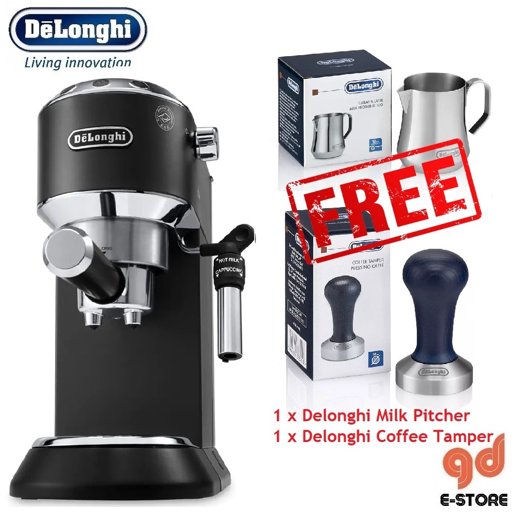 Delonghi EC685 Dedica Pump Espresso EC685W MATT WHITE EC685BK MATT