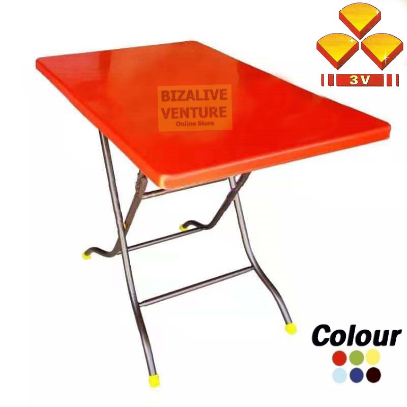 3V Brand High Quality Plastic Folding table 2ft x 3ft Hawker Table