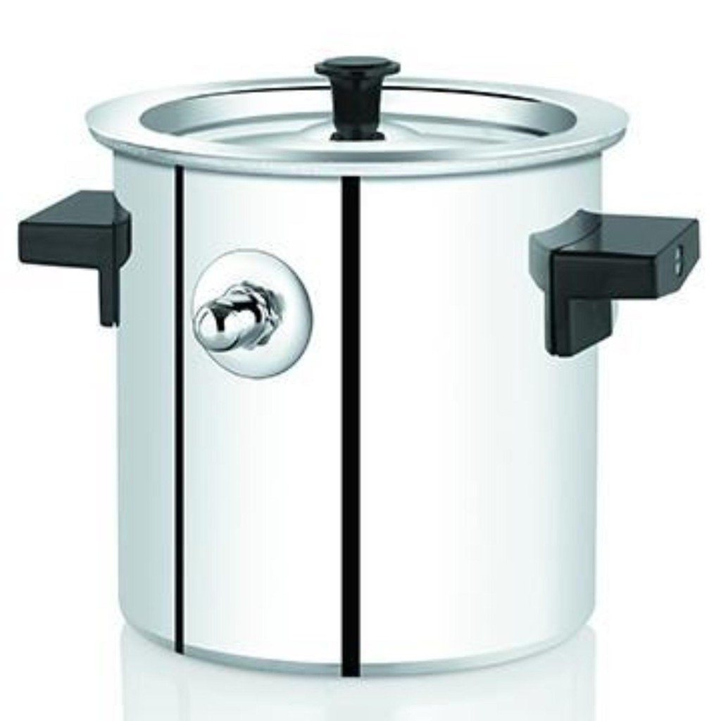 Stainless Steel Milk Boiler With Whistle(Prevents Spillage)1L&2L