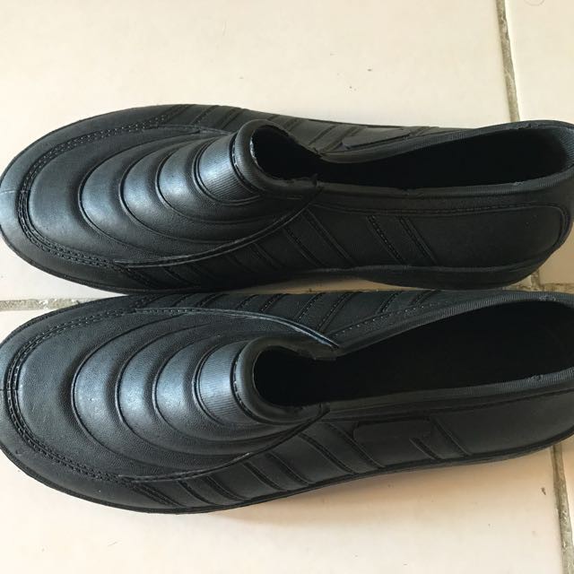 Kasut Getah Hitam ; Rubber Boots Black ( Pendek ) Shopee Malaysia