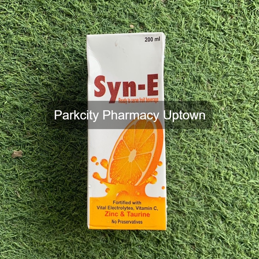 SynE Electrolytes Orange Juice 200ml Expiry 12/2023 Shopee Malaysia