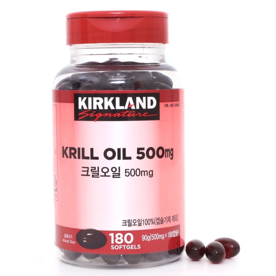 Kirkland Signature Krill Oil / 500mg x 180 Shopee Malaysia