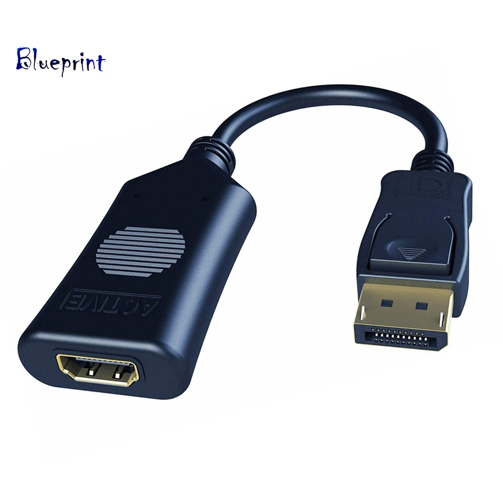 blueprint Active Display Port DP to HDMI Adapter Cable 4K