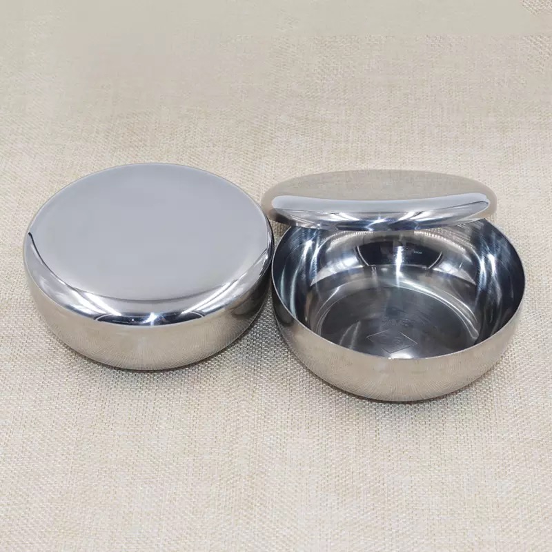 1x Korean Steel Rice Bowl with Lid Warm Bowl 10.5cm Shopee Malaysia