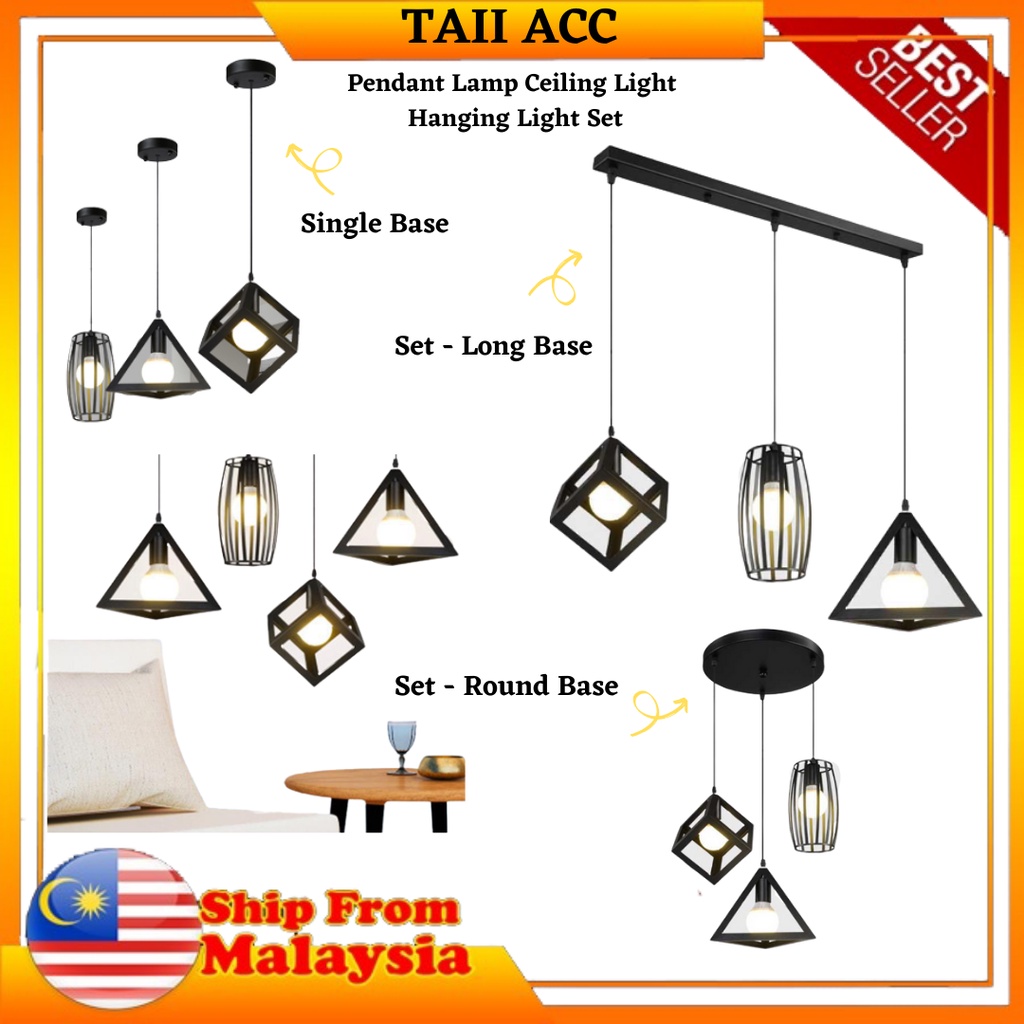 [ TAII ] Pendant Lamp Ceiling Light Hanging Light Set / Single Base