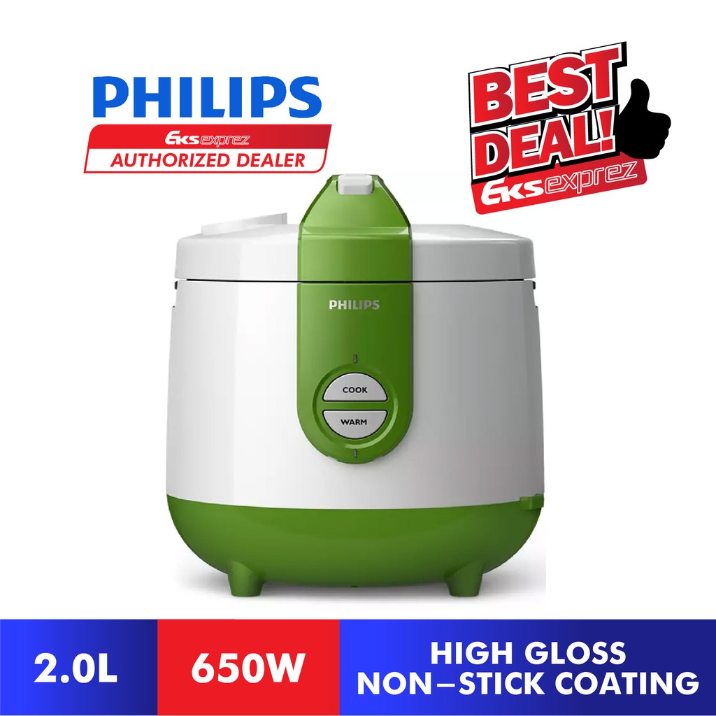 PHILIPS Daily Collection Jar Rice Cooker With Smart 3D Heating (650W/2L