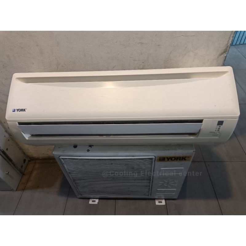 YORK AIRCOND (SECOND HAND)WALL SPLIT 1HP Shopee Malaysia