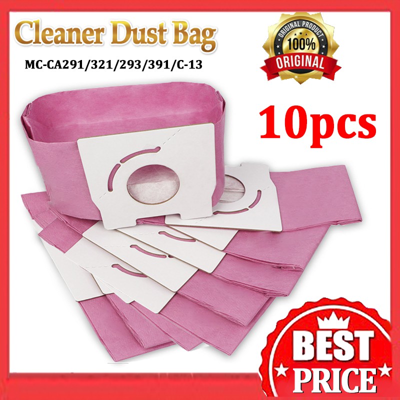 10pcs Panasonic Type C13 Vacuum Dust Bag Universal Replace Vacuum Cleaner Dust Bags Paper