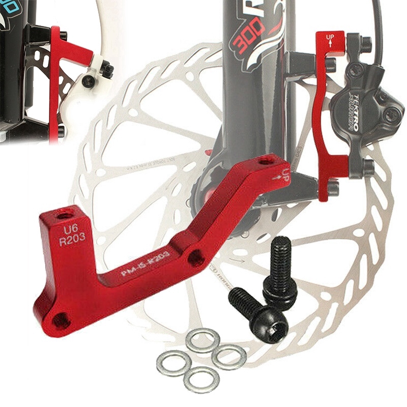 180/203mm Front Rear Post Mount Rotor MTB Bike Disc Brake Caliper