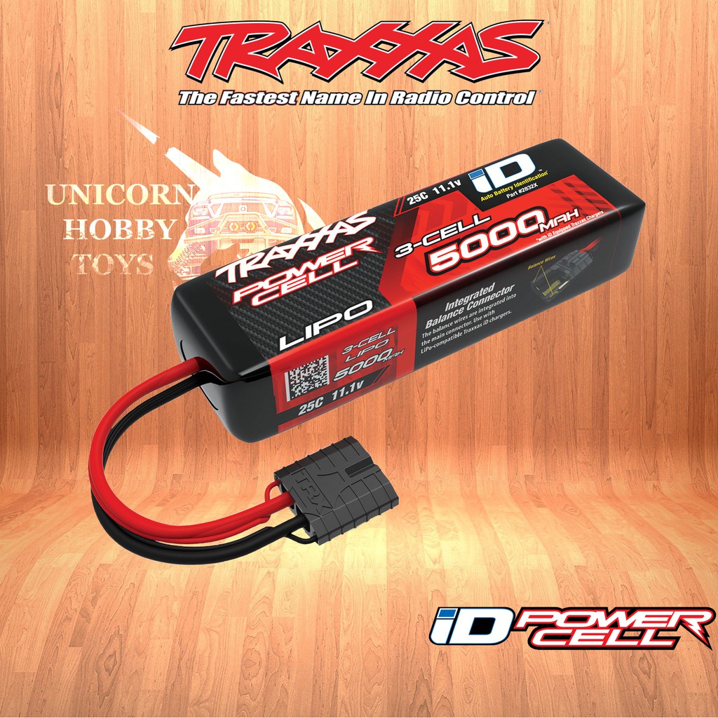 TraXXas (135x28.5x44mm) 5000 mAh 11.1v 3Cell 25C LiPo Battery For RC