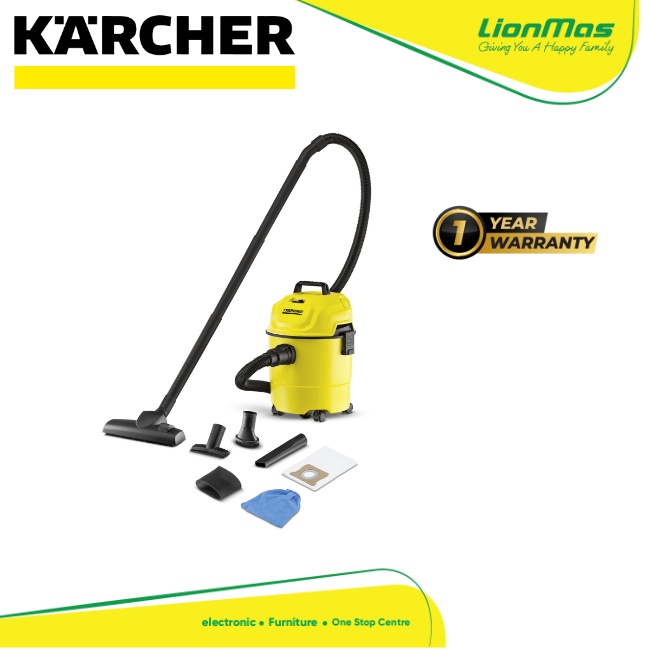 Karcher WD1 Classic Wet & Dry Multi Purpose Vacuum Cleaner Shopee