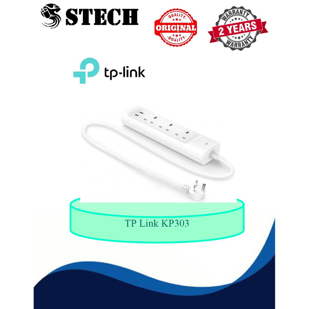 TPLink Smart WiFi 3 Outlets Power Strip KP303 Mini Socket Energy