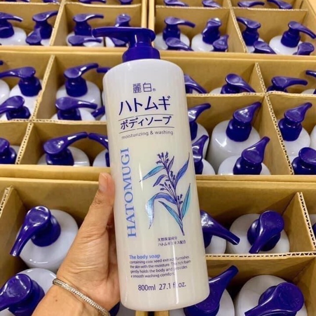 Mild Japanese Hatomugi safe shower gel 800ml Shopee Malaysia