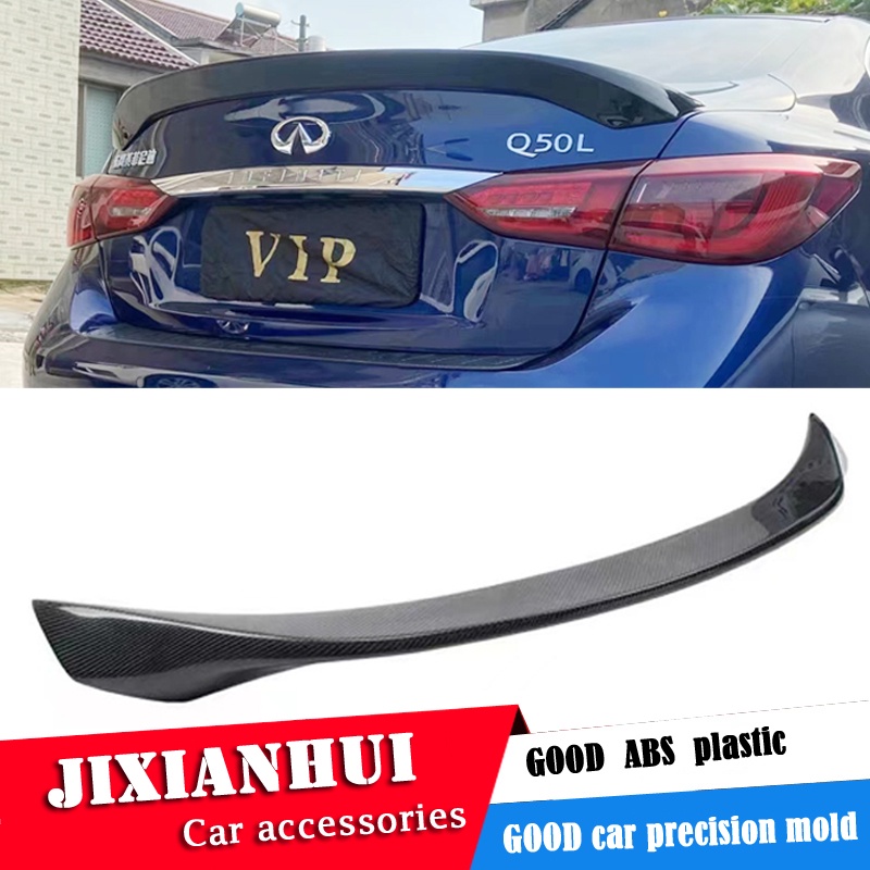 For Infiniti Q50 DJK Spoiler 2014-2019 Infiniti Q50 Spoiler PSM ABS
