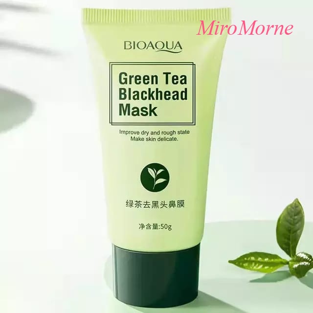 Bioaqua Green Tea Blackhead Remover Mask Peeloff Mask Masker Muka Teh Hijau Penanggal Bintik