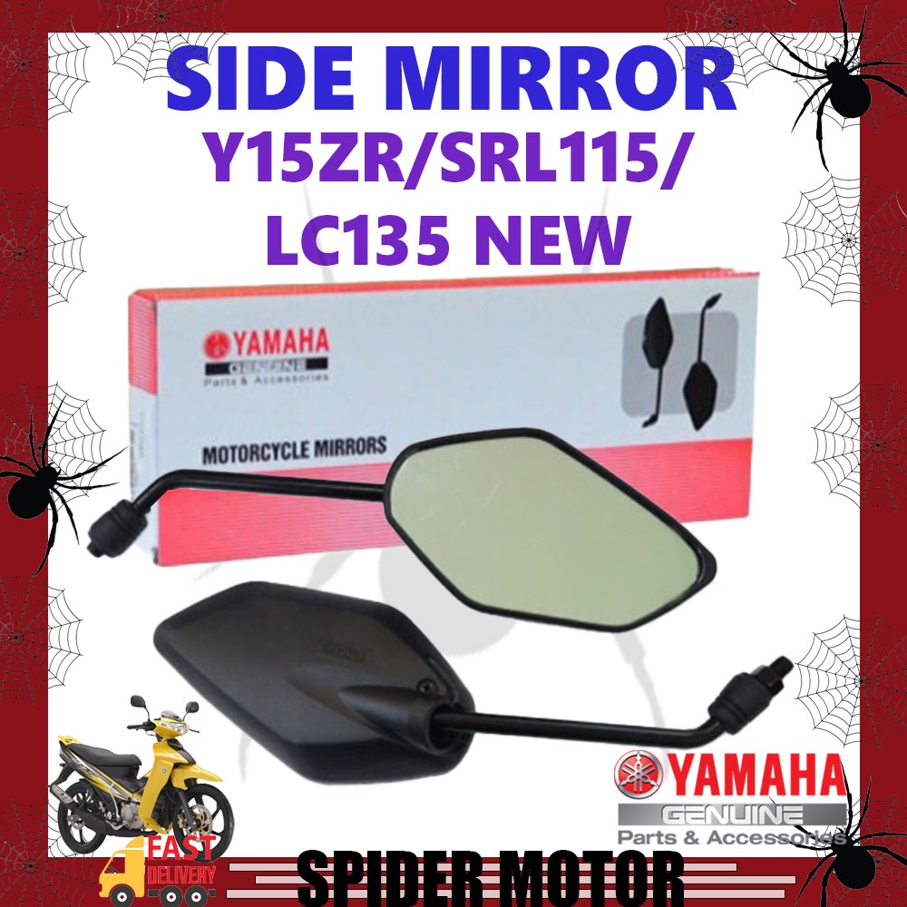 YAMAHA SIDE MIRROR Y15 / LC135 / SRL115 / NVX 155 [ SESUAI ALL MODEL YAMAHA ] Shopee Malaysia