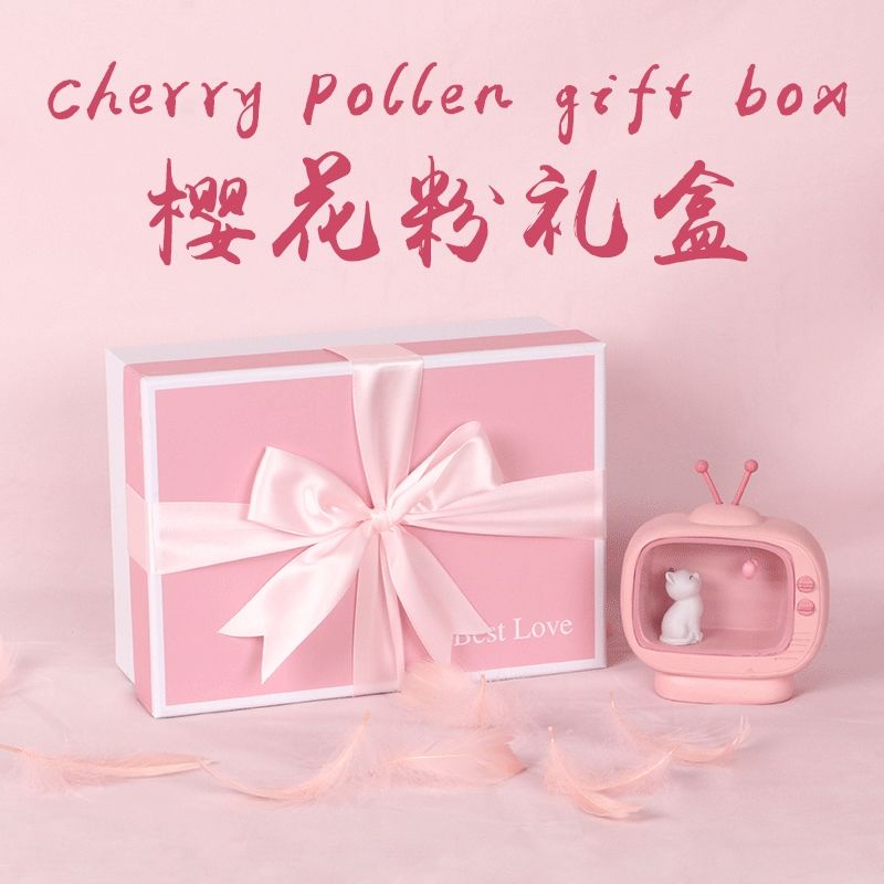 Hari Kekasih Cina Kotak HadiahinsWarna Merah Jambu Kotak