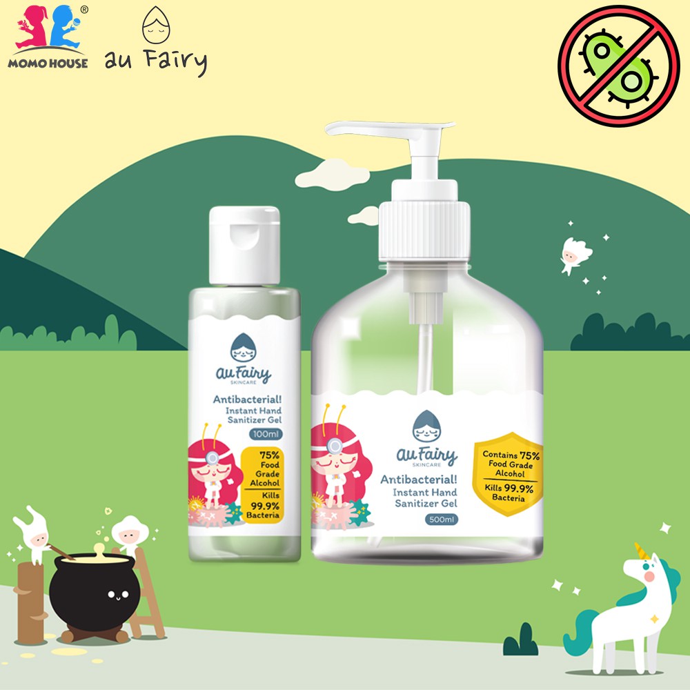 Au Fairy 75 Hand Sanitizer Food Grade Alcohol Kills 99.99 Germ