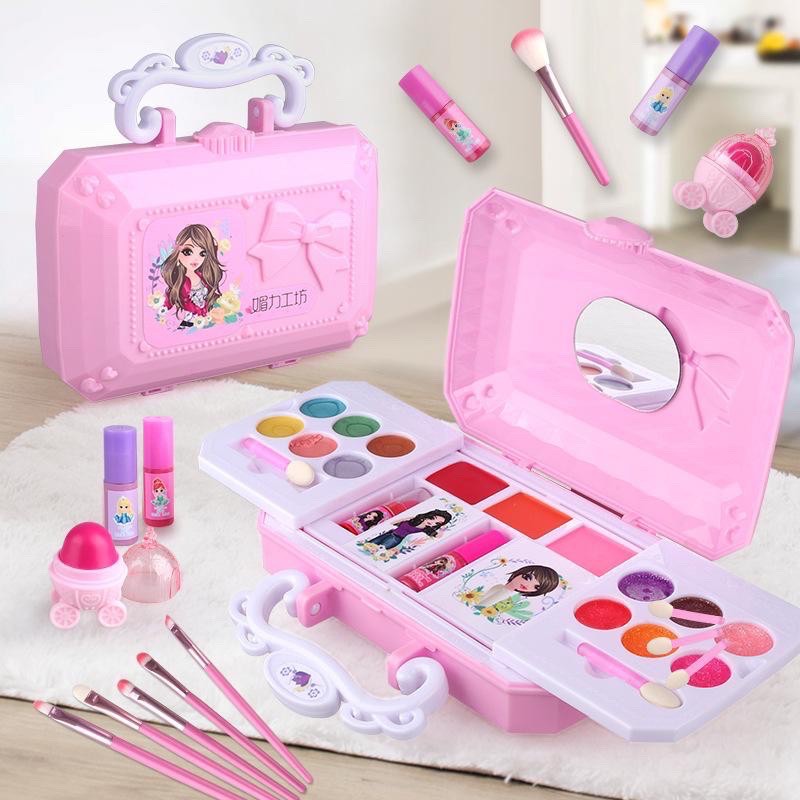 Permainan Make up Set dengan cermin/ Children Cosmetic Toy
