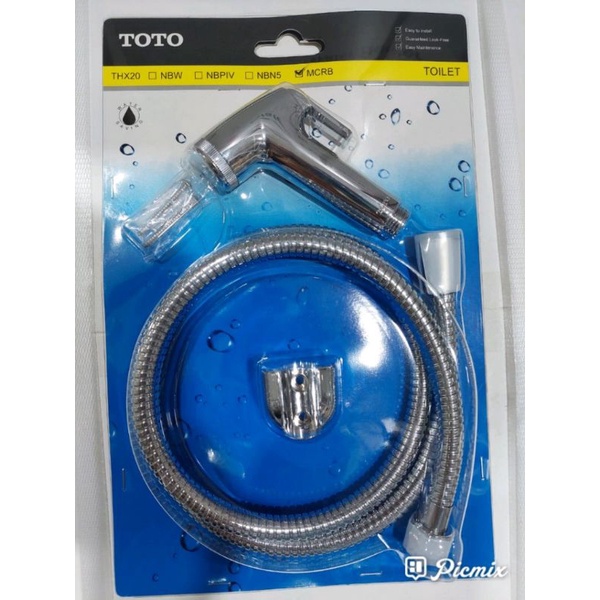 Toto Jet Shower Spray Complete Chrome THX20MCRB Shopee Malaysia