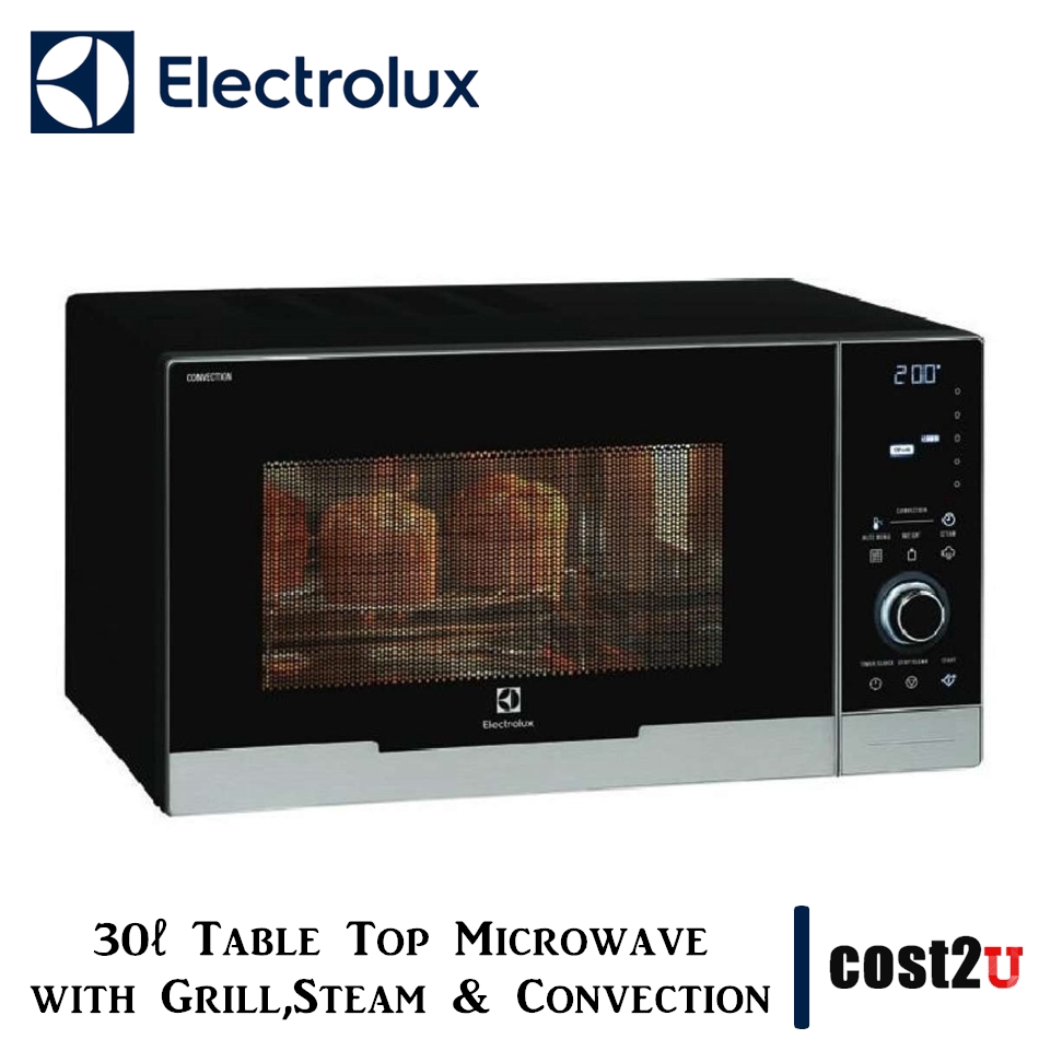 [Free Shipping] Electrolux 30L Table Top Microwave with Grill Steam and