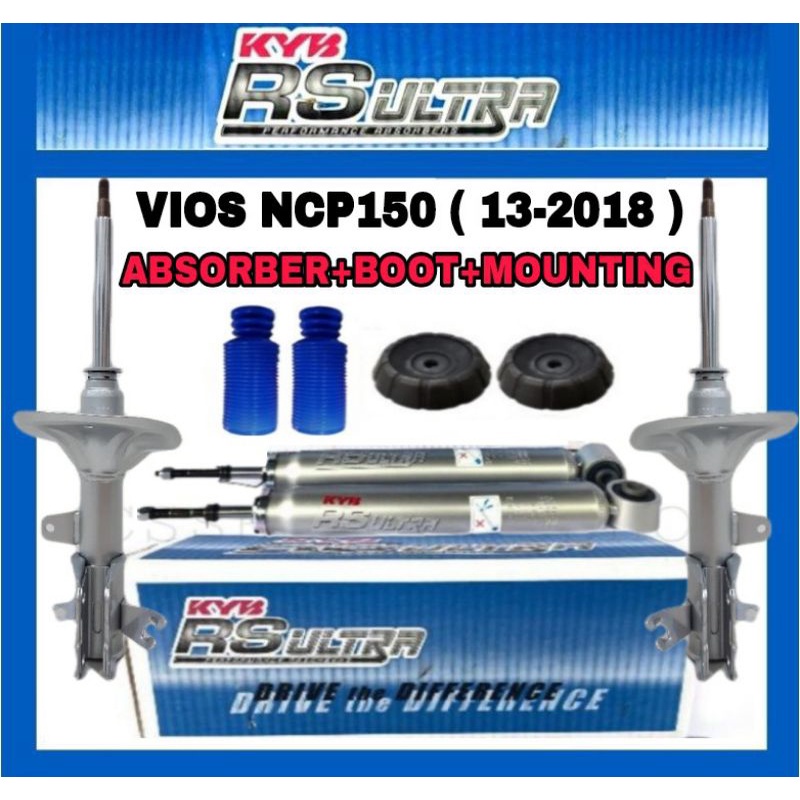 KYB RS ULTRA TOYOTA VIOS NCP150 ( 132018 ) ABSORBER FRONT / REAR HEAVY