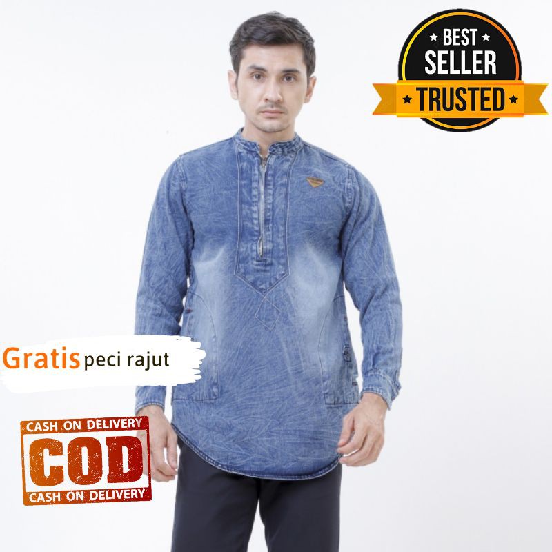 Progressman Koko Denim Jeans Ziper Original Anwa One Shopee Malaysia